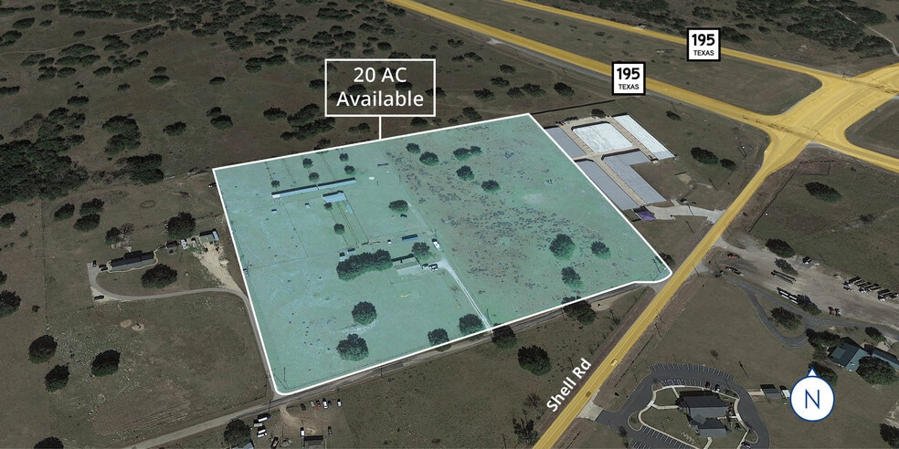 3851 Shell Rd, Georgetown, TX à vendre - Photo du bâtiment - Image 1 de 3