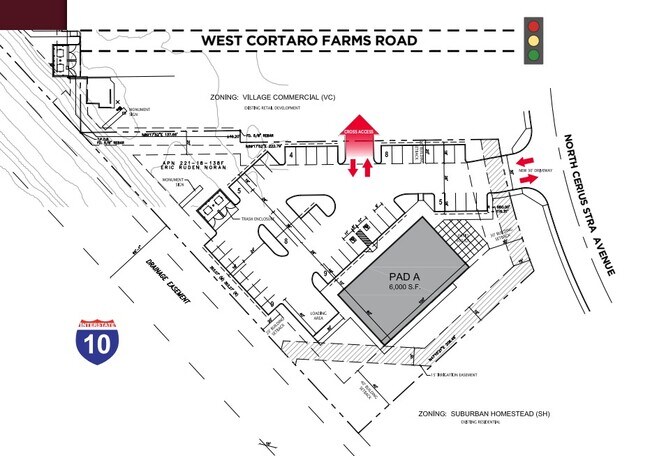 Plus de détails pour I-10 & CORTARO FARMS Rd, Tucson, AZ - Terrain à vendre