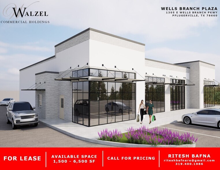 1305 E Wells Branch Pky, Pflugerville, TX for lease - Primary Photo - Image 1 of 6