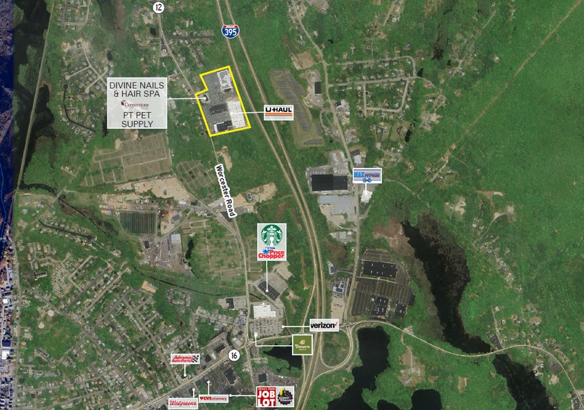 70-82 Worcester Rd, Webster, MA for lease - Building Photo - Image 3 of 11