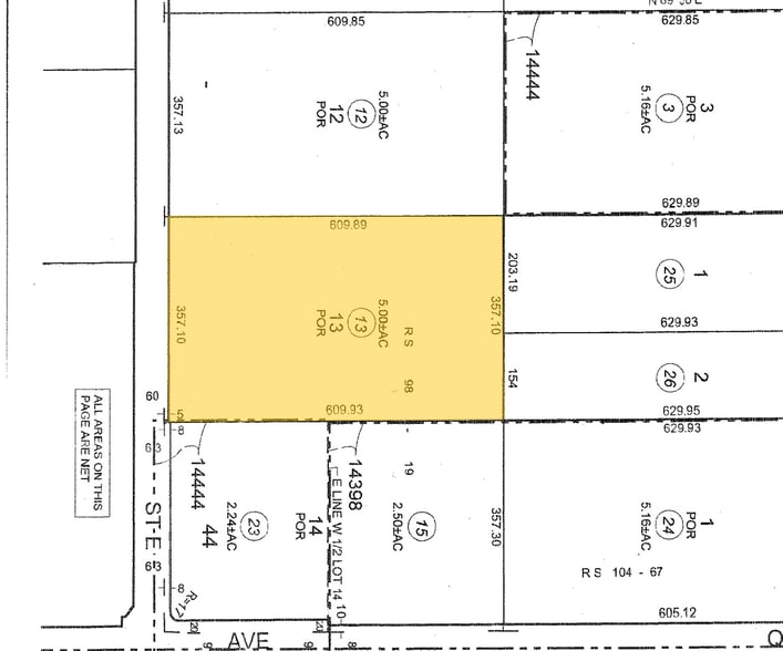 Vic 17th Street East & Ave. Q, Palmdale, CA for sale - Plat Map - Image 3 of 3