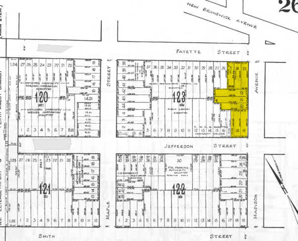 321-335 Madison Ave, Perth Amboy, NJ à vendre - Plan cadastral - Image 2 de 10