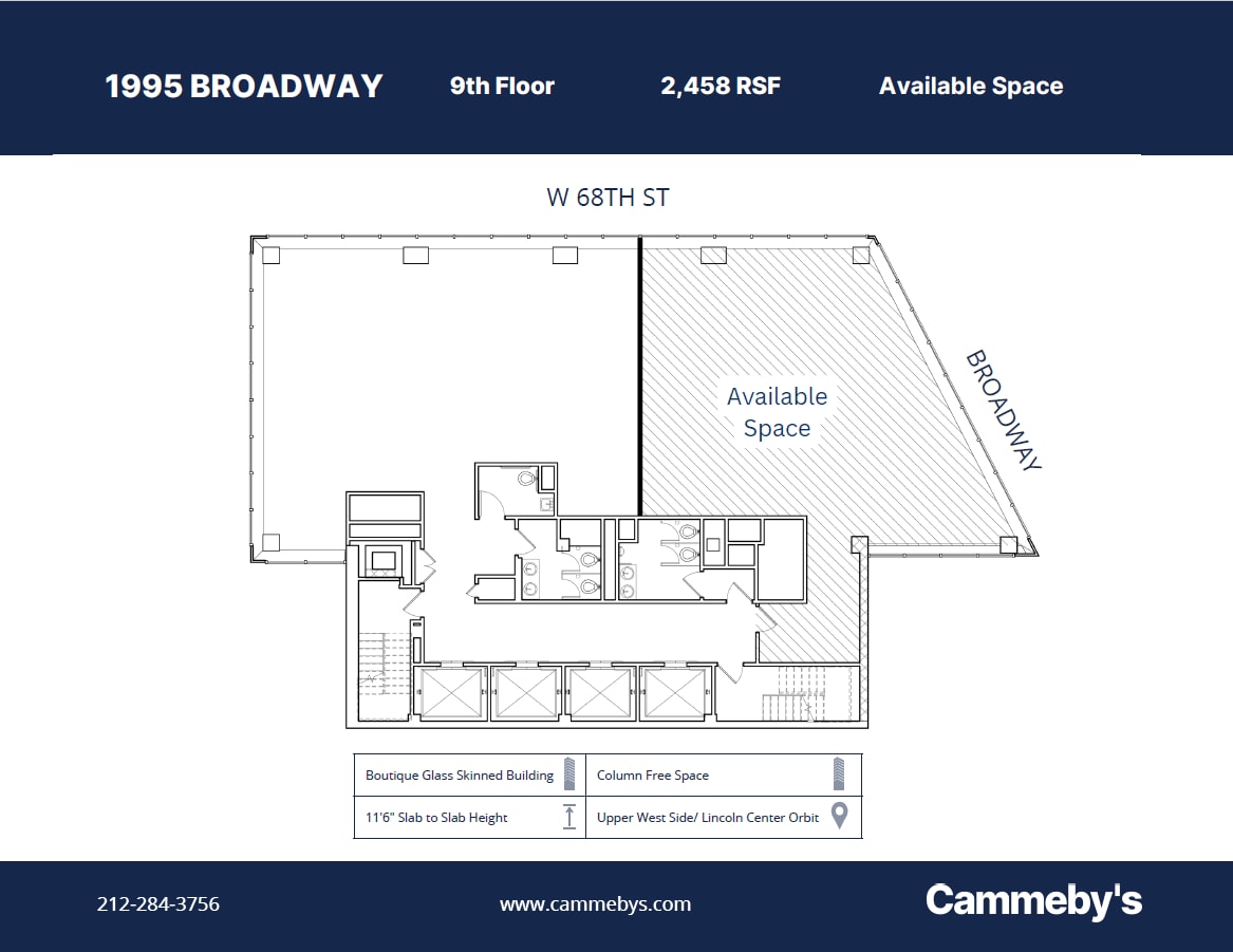 1995 Broadway, New York, NY à louer Plan d’étage- Image 1 de 1