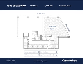 1995 Broadway, New York, NY à louer Plan d’étage- Image 1 de 1