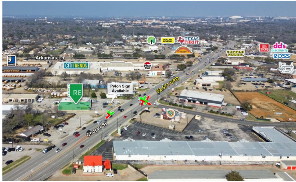 2504-2506 S Cooper St, Arlington, TX à louer - Photo du bâtiment - Image 3 de 8