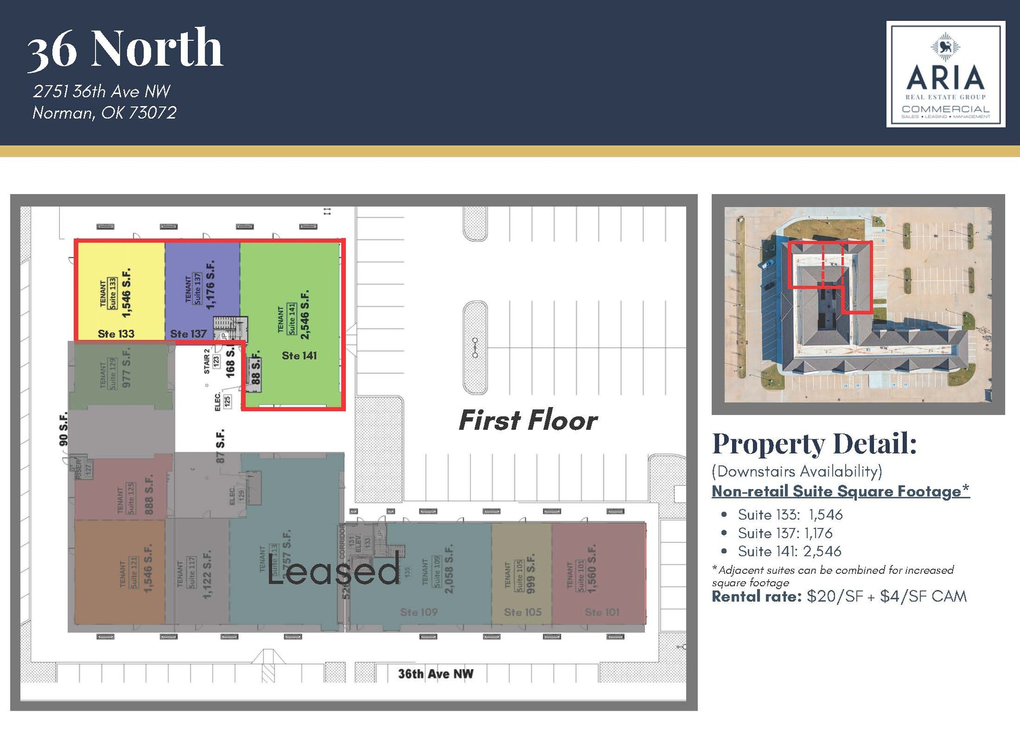 2801 36th Ave NW, Norman, OK à louer Plan d  tage- Image 1 de 3