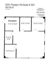 9741 Preston Rd, Frisco, TX for lease Floor Plan- Image 1 of 1