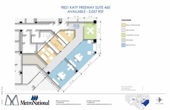 9821 Katy Fwy, Houston, TX à louer Plan d’étage- Image 1 de 1