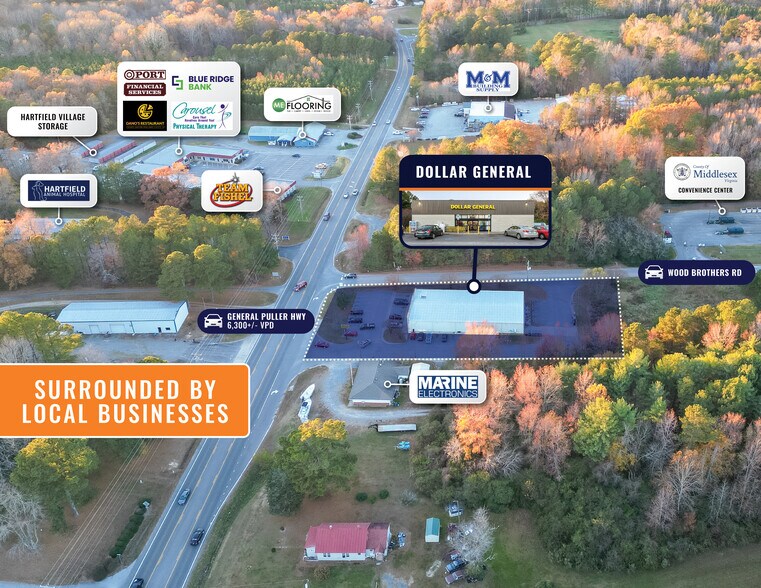 10989 General Puller Hwy, Hartfield, VA à vendre - Photo du bâtiment - Image 2 de 6