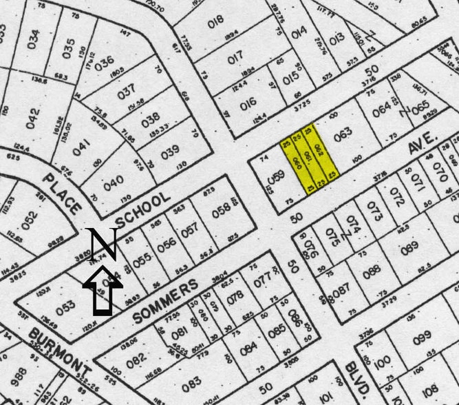 3726-3730 School Ln, Drexel Hill, PA à vendre - Plan cadastral - Image 2 de 3