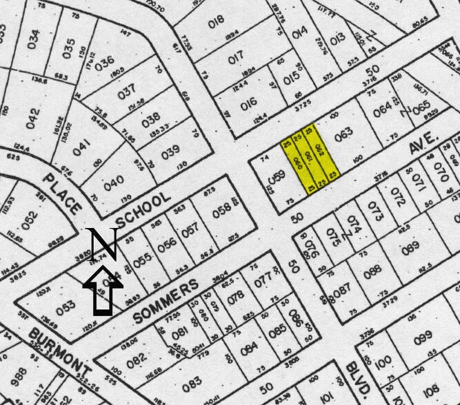 3726-3730 School Ln, Drexel Hill, PA for sale - Plat Map - Image 2 of 3