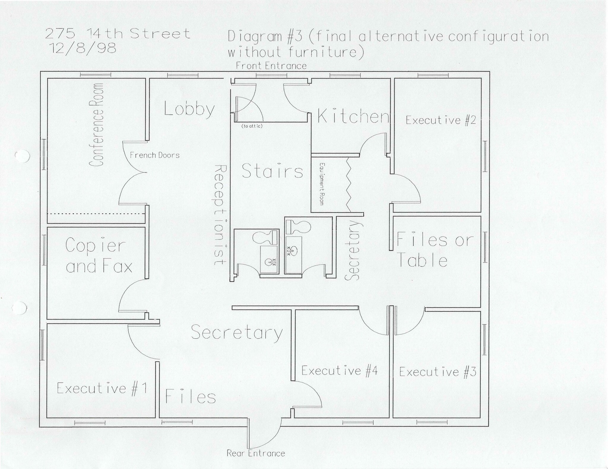 275 14th St NW, Atlanta, GA à louer Plan d’étage- Image 1 de 1