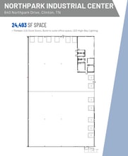640 N Northpark Dr, Clinton, TN for lease Floor Plan- Image 2 of 4