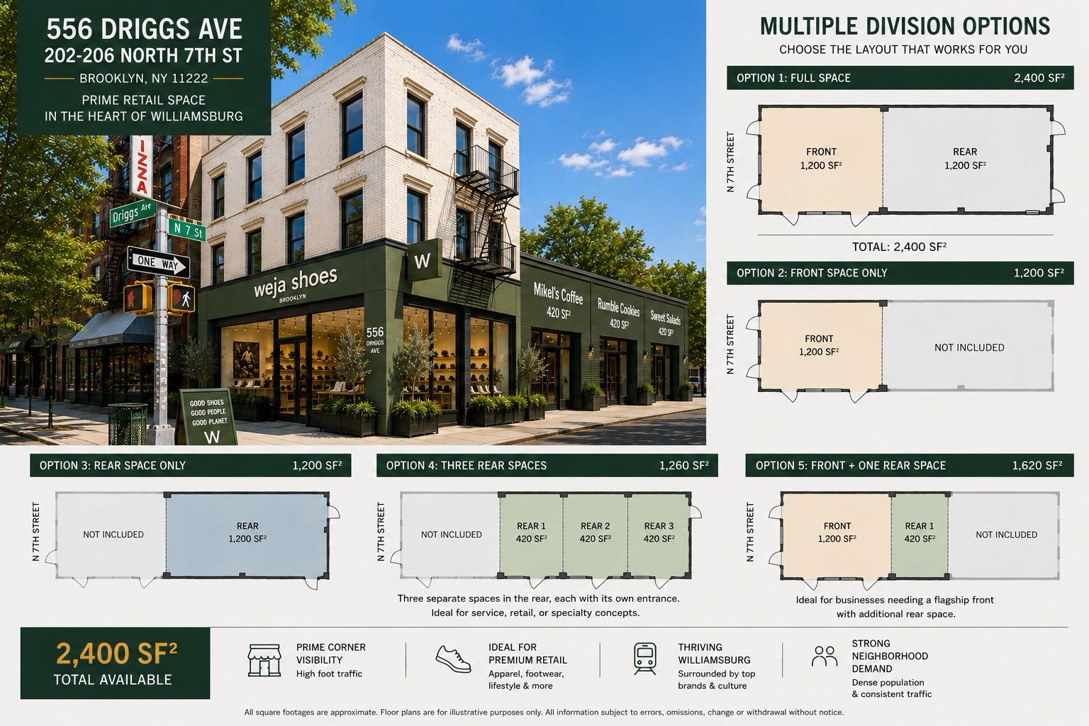 556 Driggs Ave, Brooklyn, NY for lease Building Photo- Image 1 of 11