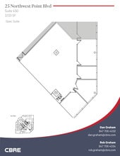 25 NW Point Blvd, Elk Grove Village, IL for lease Floor Plan- Image 1 of 3