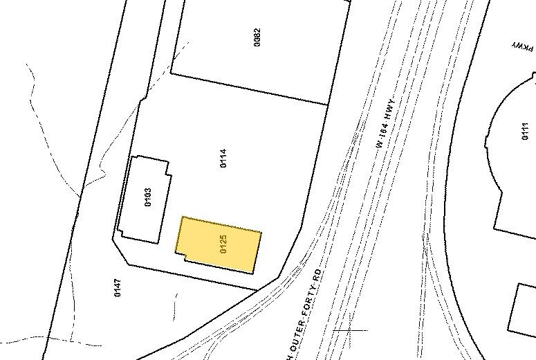 533 Maryville University Dr, Saint Louis, MO for lease Plat Map- Image 1 of 2