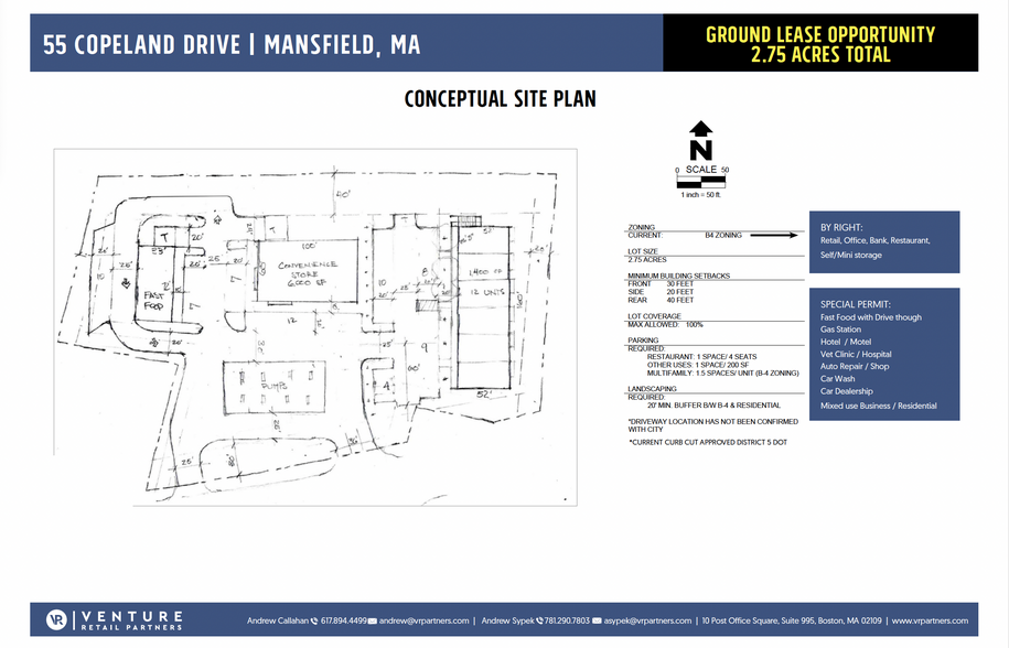 55 Copeland Dr, Mansfield, MA à louer - Plan de site - Image 2 de 2