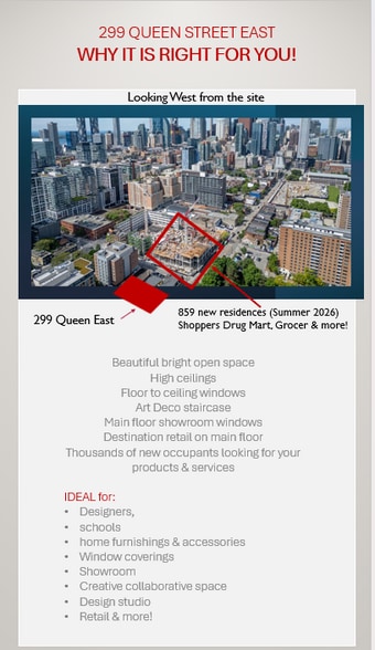 297-299 Queen St E, Toronto, ON for lease - Building Photo - Image 2 of 6