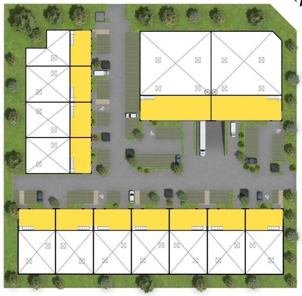 Flex in Trappes for lease - Site Plan - Image 3 of 23