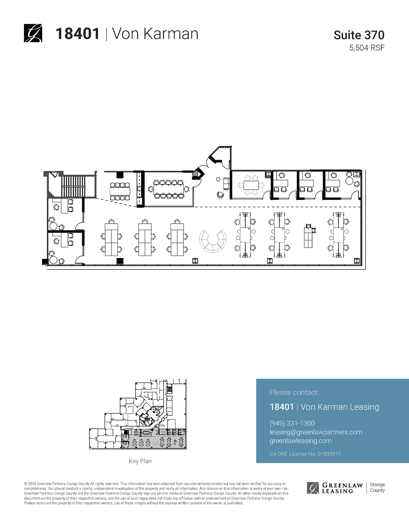 18301 Von Karman Ave, Irvine, CA à louer Plan d  tage- Image 1 de 1