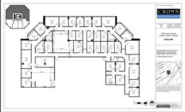 1545 Carling Ave, Ottawa, ON for lease Floor Plan- Image 1 of 8