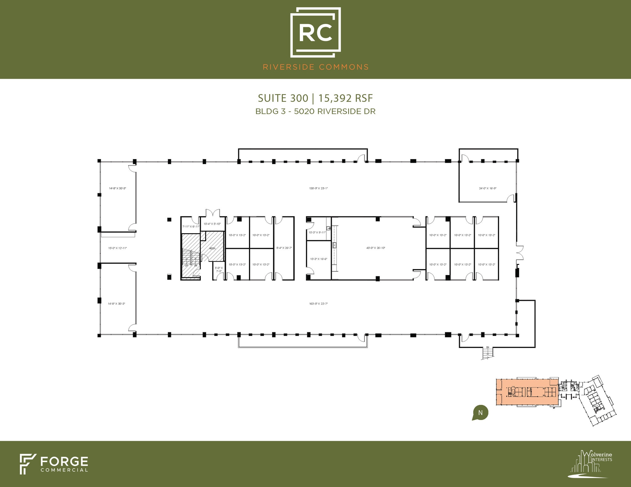 5020 Riverside, Irving, TX à louer Plan d’étage- Image 1 de 2