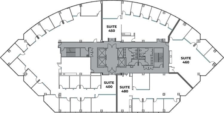 4660 La Jolla Village Dr, San Diego, CA à louer Plan d’étage- Image 1 de 1
