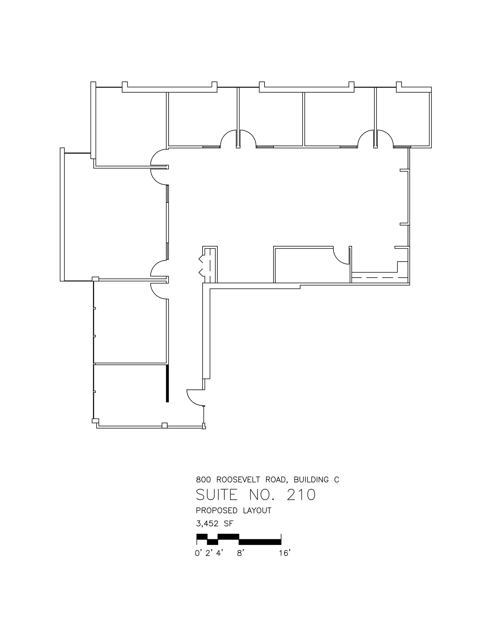 800 Roosevelt Rd, Glen Ellyn, IL à louer Plan de site- Image 1 de 1