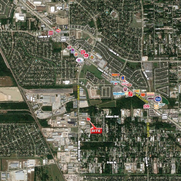 7123 Romona Blvd, Houston, TX à louer - Aérien - Image 3 de 4