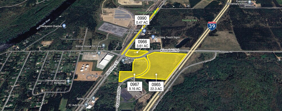 000 Queenland Dr, Kronenwetter, WI à vendre - Aérien - Image 2 de 2