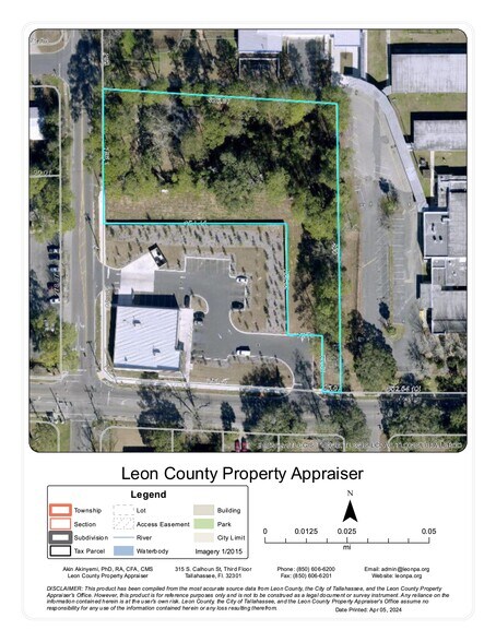 329 Ausley Rd, Tallahassee, FL à vendre - Plan de site - Image 2 de 2