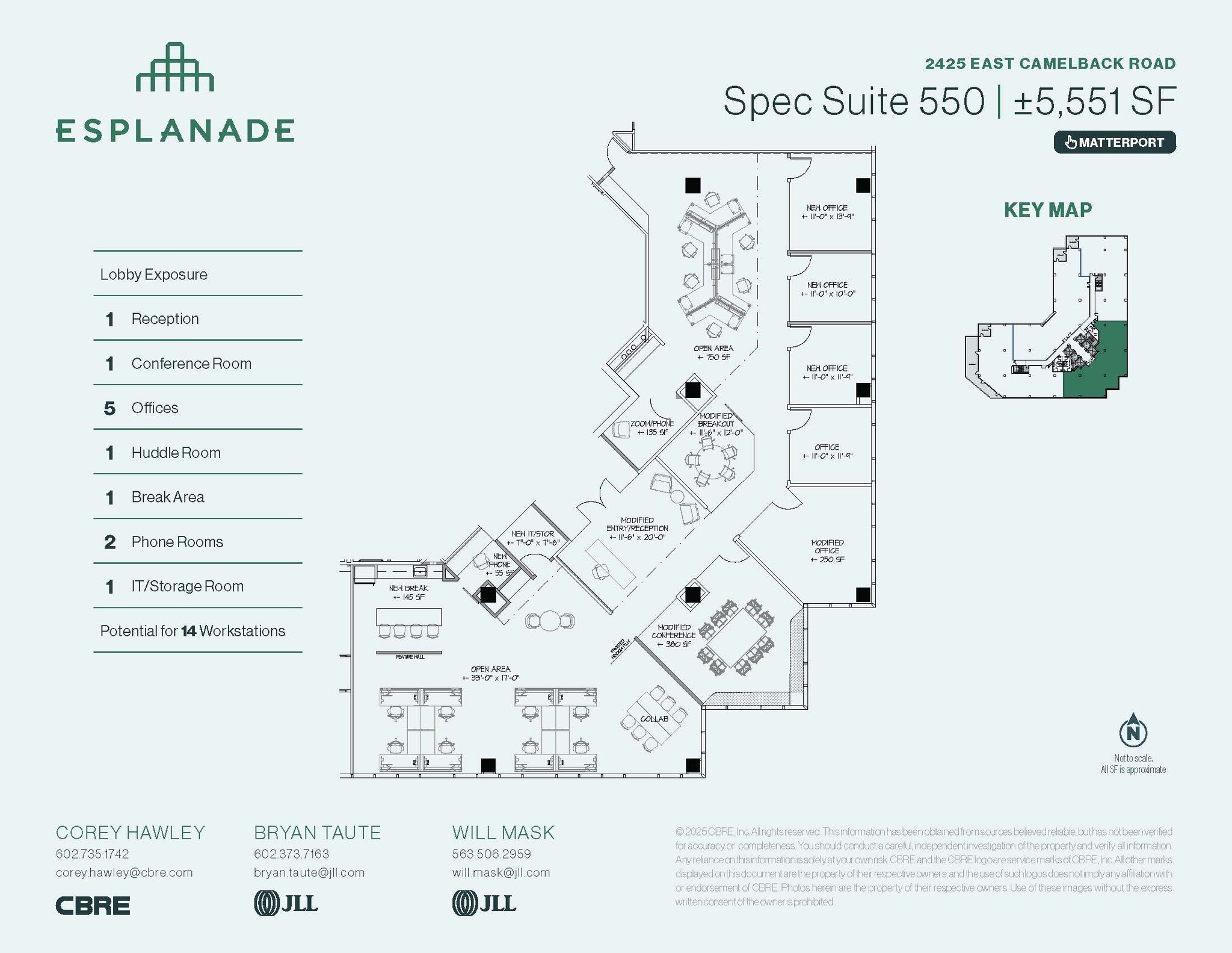 2425 E Camelback Rd, Phoenix, AZ for lease Floor Plan- Image 1 of 1