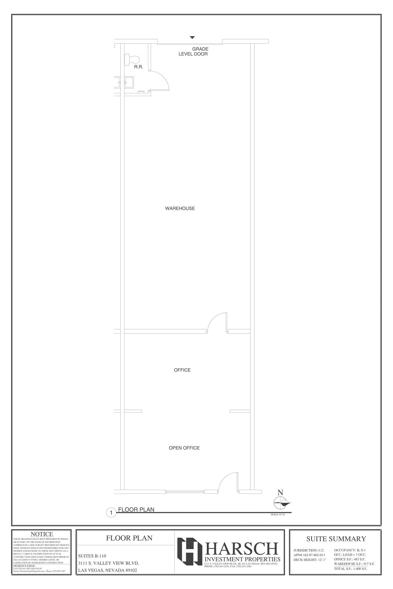 3111 S Valley View Blvd, Las Vegas, NV for lease Site Plan- Image 1 of 1