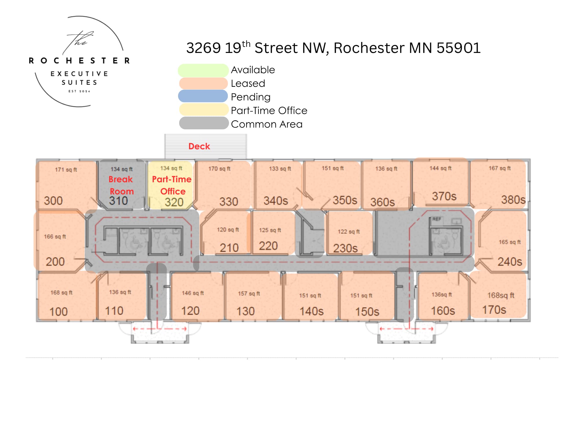 3269 19th St NW, Rochester, MN for lease Floor Plan- Image 1 of 5
