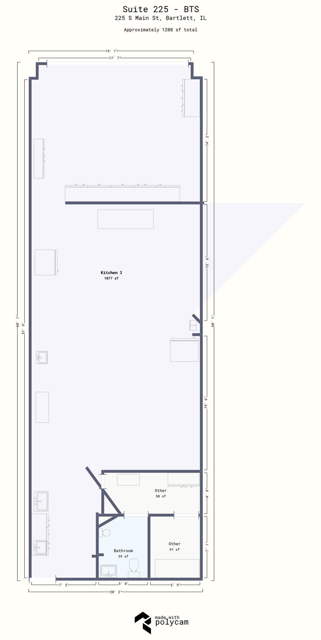 201 S Main St, Bartlett, IL for lease Floor Plan- Image 1 of 10