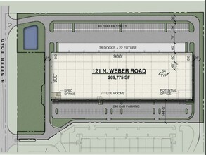 Weber Rd & Taylor Rd, Romeoville, IL à louer Plan de site- Image 1 de 1