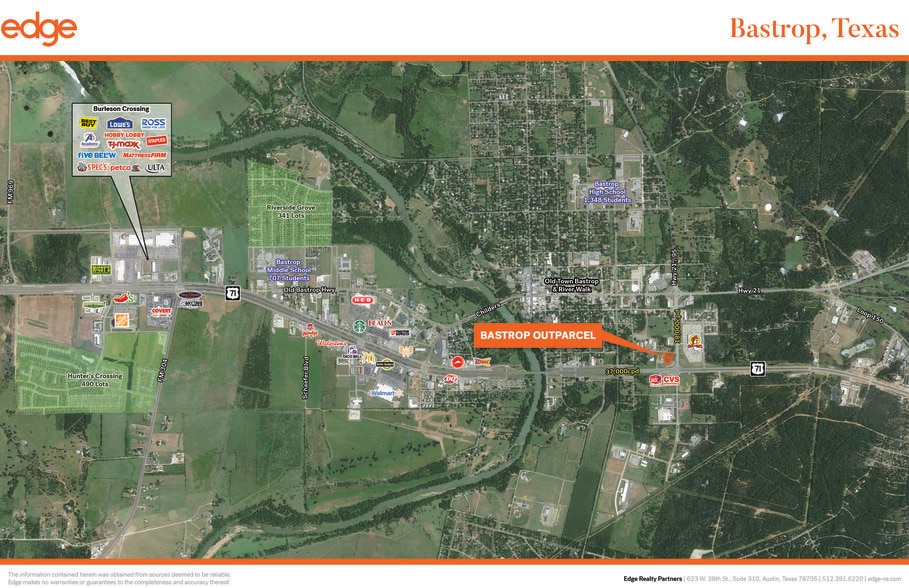 1670 Hwy 71 E, Bastrop, TX for sale - Aerial - Image 2 of 13
