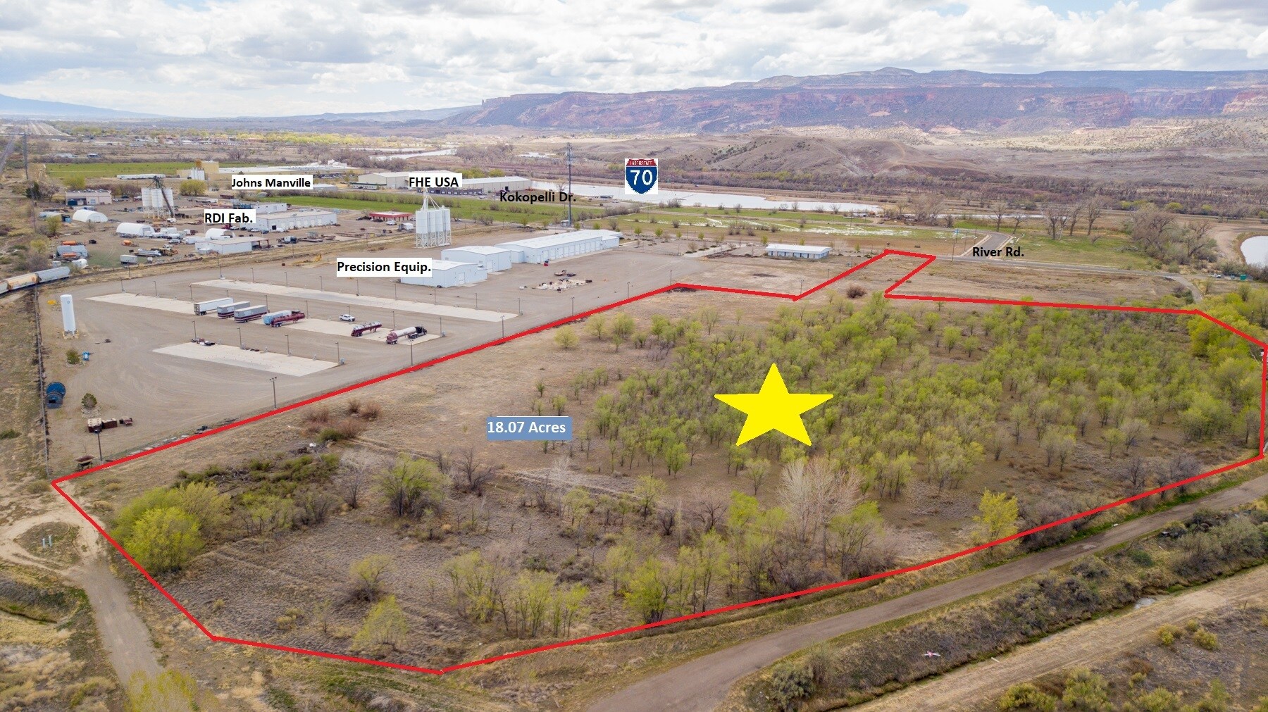 1554 River Rd, Fruita, CO à vendre Aérien- Image 1 de 8
