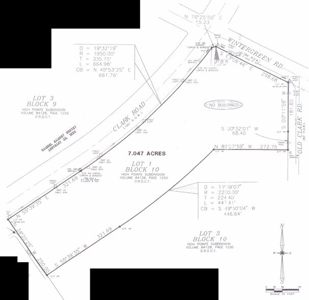 100 E Wintergreen Rd, Cedar Hill, TX à vendre - Plan cadastral - Image 2 de 2