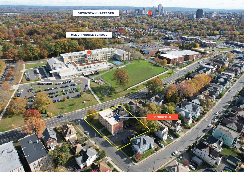 7 Norfolk St, Hartford, CT à vendre - Photo du bâtiment - Image 2 de 5