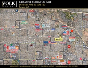 5956 E Pima St, Tucson, AZ - Aerial  map view - Image1