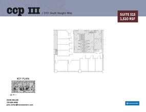 3131 S Vaughn Way, Aurora, CO for lease Floor Plan- Image 2 of 2