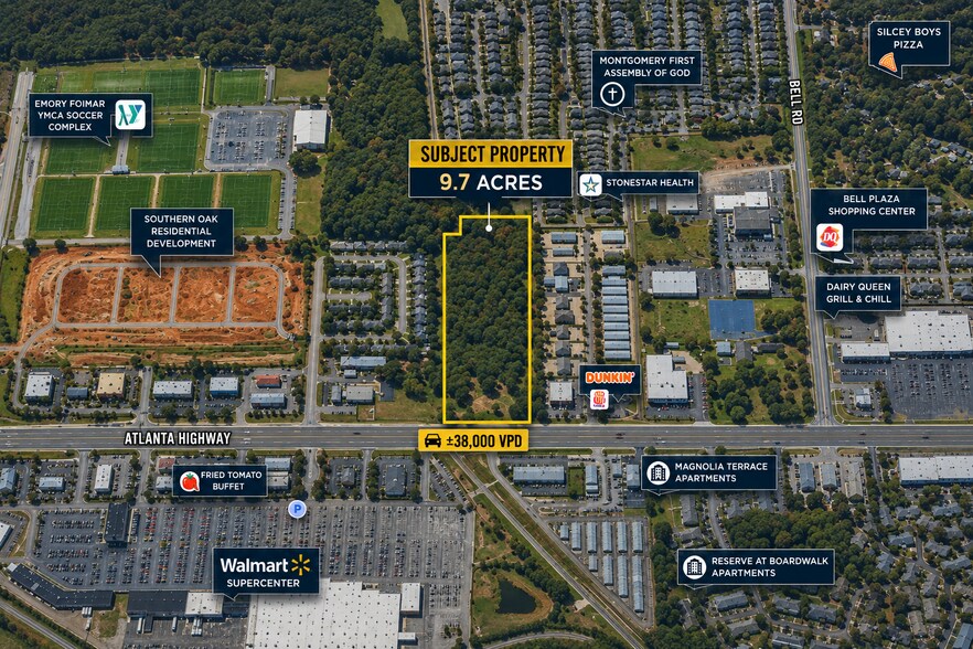 6380 Atlanta Hwy, Montgomery, AL à vendre - Photo du bâtiment - Image 2 de 3