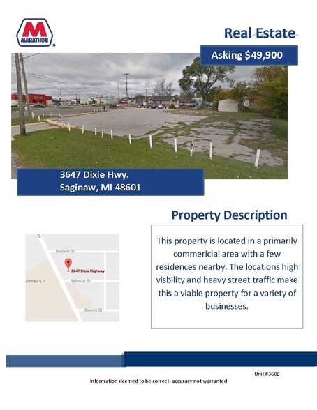 3623 Dixie Hwy, Saginaw, MI à vendre - Photo du bâtiment - Image 3 de 3