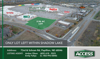 Plus de détails pour Hwy 370 & 72nd - Shadow Lake Town Center - Pad 13, Papillion, NE - Terrain à vendre