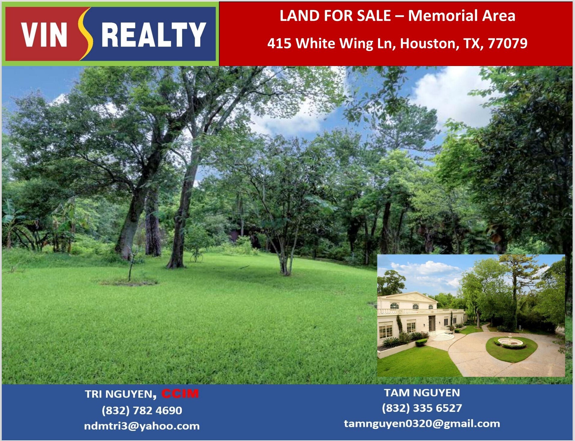 415 White Wing Ln, Houston, TX à vendre Photo du bâtiment- Image 1 de 11