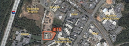 416 Mccullough Dr, Charlotte, NC - AERIAL map view