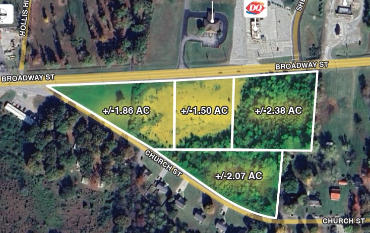 Highway 70 E., White Bluff, TN for sale - Aerial - Image 1 of 2