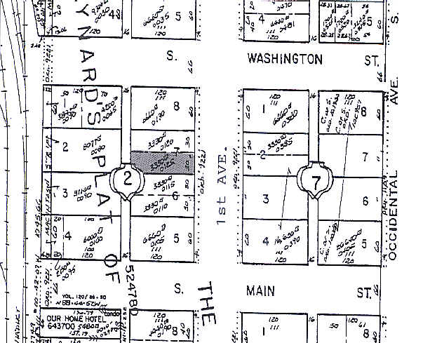 209 1st Ave S, Seattle, WA for lease - Plat Map - Image 2 of 22