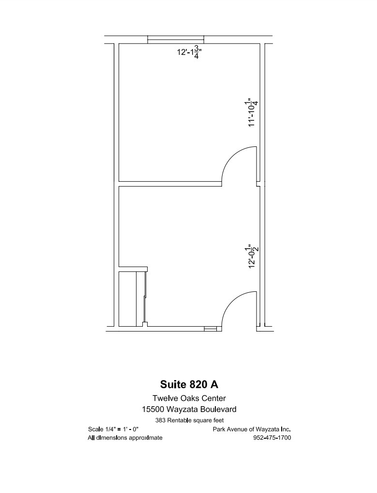 600 Twelve Oaks Center Dr, Wayzata, MN à louer Plan d  tage- Image 1 de 1